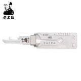 Mr. Li's Original Lishi AM5 2-in-1 Pick & Decoder for American Lock Padlocks
