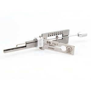 Lishi Style SB 2-in-1 Decoder and Pick for Super Bright